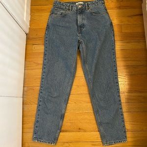 Zara High Waisted Mom Jeans